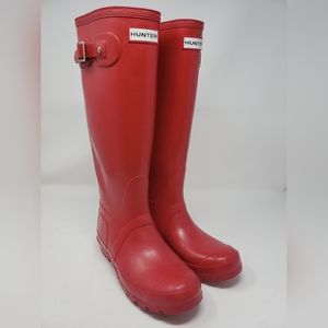 Hunter Classic Gloss Tall Rain Boots Size 6